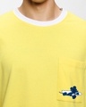 Shop Men's Yellow Local Legend Graphic Printed Oversized T-shirt