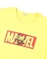 Shop Men's Yellow Marvelous Ironman T-shirt