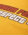 Shop Men's Yellow Mission Passed Typography Oversized T-shirt