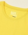 Shop Men's Yellow Never Give Up Typography Plus Size T-shirt