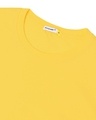 Shop Men's Yellow Oversized Fit T-shirt