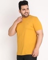 Shop Men's Yellow Plus Size T-shirt-Design