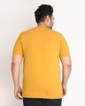 Shop Men's Yellow Plus Size T-shirt-Full