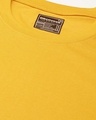 Shop Men's Yellow Oversized T-shirt