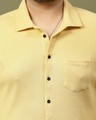 Shop Men's Yellow Plus Size Shirt