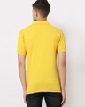 Shop Men's Yellow Slim Fit T-shirt-Full