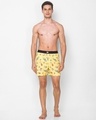 Shop Men's Yellow Printed Boxer