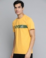 Shop Men's Yellow Printed Slim Fit T-shirt-Design