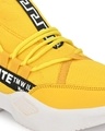 Shop Men's Yellow Printed Sports Shoes-Full
