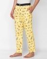 Shop Men's Yellow Regular Fit Printed Pyjamas-Design