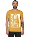 Shop Men's Yellow Regular Fit T-shirt