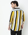Shop Men's Yellow Roman Striped Shirt-Design