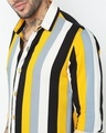 Shop Men's Yellow Roman Striped Shirt