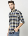 Shop Men's Yellow Slim Fit Casual Indigo Shirt-Design