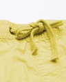 Shop Men's Yellow Slim Fit Cotton Shorts