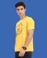 Shop Men's Yellow Spider Man Graphic Printed T-shirt-Full