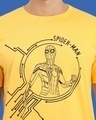 Shop Men's Yellow Spider Man Graphic Printed T-shirt