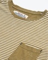 Shop Men's Beige Striped T-shirt