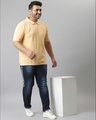 Shop Men's Yellow Stylish Half Sleeve Casual T-shirt