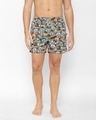 Shop Pack of 2 Men's Yellow Cotton Printed Boxers-Full