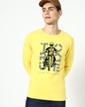 Shop Men's Yellow Torque T-shirt-Front