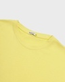 Shop Men's Yellow Toxic Typography Oversized T-shirt