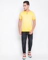 Shop Men's Yellow Typography T-shirt