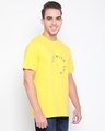 Shop Men's Yellow Typography T-shirt-Design