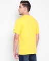 Shop Men's Yellow Typography T-shirt-Full