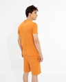 Shop Men's Orange Typography Cotton Co-ordinates-Design