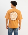 Shop Men's Yellow Typography Oversized T-shirt-Design