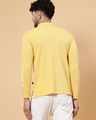 Shop Men's Yellow Typography Polo T-shirt-Full