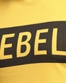 Shop Men's Yellow Typography T-shirt