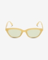 Shop Men's Yellow Wayfarer Polarised Lens Sunglasses-Full