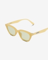 Shop Men's Yellow Wayfarer Polarised Lens Sunglasses