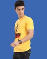 Shop Men's Yellow What Makes A Loki Typography T-shirt-Full