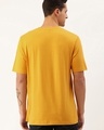 Shop Men's Yellow Wild & Free Graphic Printed Oversized T-shirt-Full
