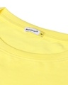 Shop Men's Yellow Zero Km Typography Oversized T-shirt