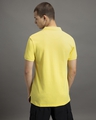 Shop Men's Yellow Stripe Polo T-shirt-Design