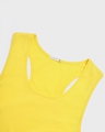 Shop Men's Yellow Scoop Neck Oversized Vest