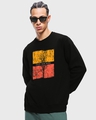 Shop Men's Black Save Our Home Graphic Printed Sweatshirt-Front