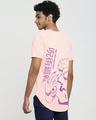 Shop Men's Seashell Pink Know Your Place Fool Graphic Printed T-shirt-Design