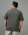 Shop Men's Grey Oversized Plus Size T-shirt-Design