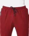Shop Men's Solid Red Track Pants