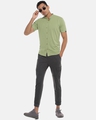 Shop Men Solid Stylish Half Sleeve Casual Shirt-Full