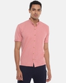 Shop Men Solid Stylish Half Sleeve Casual Shirt-Front