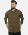Shop Men Solid Stylish New Trends Casual Spread Shirt-Front