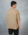 Shop Men's Brown All Over Printed Super Loose Fit Shirt-Design