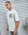 Shop Men's Gardenia Typography Super Loose Fit T-shirt-Design