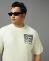Shop Men's Gardenia Graphic Printed Super Loose Fit Plus Size T-shirt